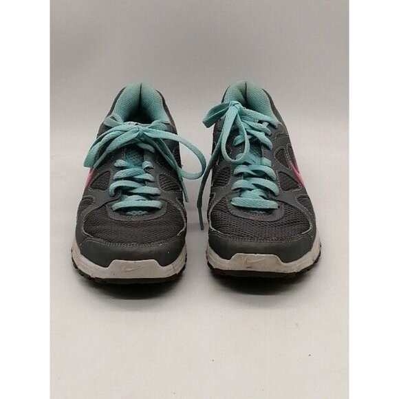 Nike Womens‎ Sneakers Revolution Gray Green Lace Up Running Shoe Low Top 7.5 - Picture 3 of 10
